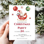 Modern  Holiday Christmas Dinner Kaart