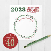 Modern Holiday Contest Stemmen Notitieblok Pack va