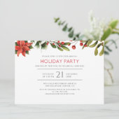 Modern Holiday Corporate Kerstfeest Kaart (Staand voorkant)