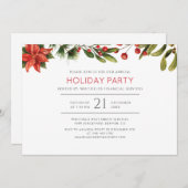 Modern Holiday Corporate Kerstfeest Kaart (Voorkant / Achterkant)