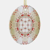 Modern Holiday Flowers Ornament (Rechts)
