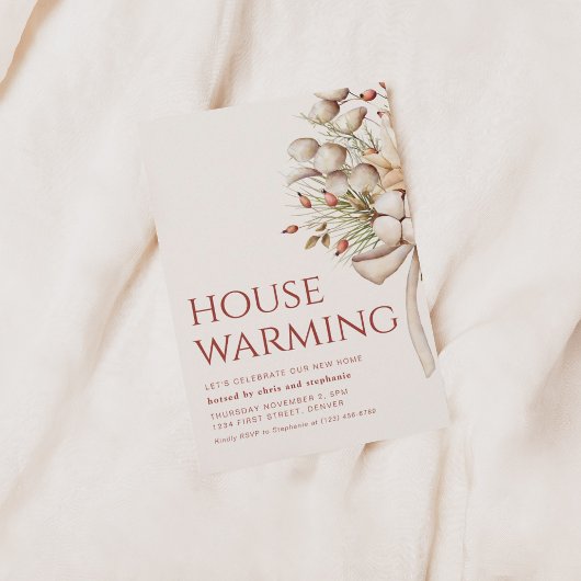 Modern Holiday Housewarming Party Uitnodigen Kaart