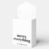 Modern Holiday Minimalist Merry Alles Bedankdoosjes (Geopend)