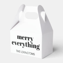 Modern Holiday Minimalist Merry Alles