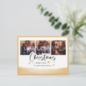 Modern Holiday Photo Briefkaart (4 afbeeldingen) (Staand voorkant)