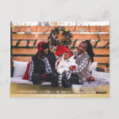 Modern Holiday Photo Briefkaart (4 afbeeldingen) (Achterkant)