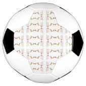 Modern Holiday Soccer Ball Christmas Voetbal (Gedraaid)