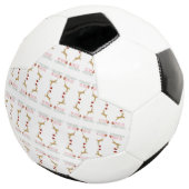 Modern Holiday Soccer Ball Christmas Voetbal (Drie kwart)