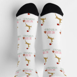 Modern Holiday Socks Christmas Sokken