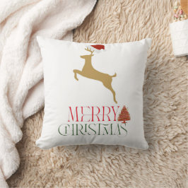 Modern Holiday Throw Pillow Christmas Kussen
