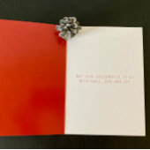 Modern Holiday Whimsical Reindeer Kerstmis Feestdagen Kaart