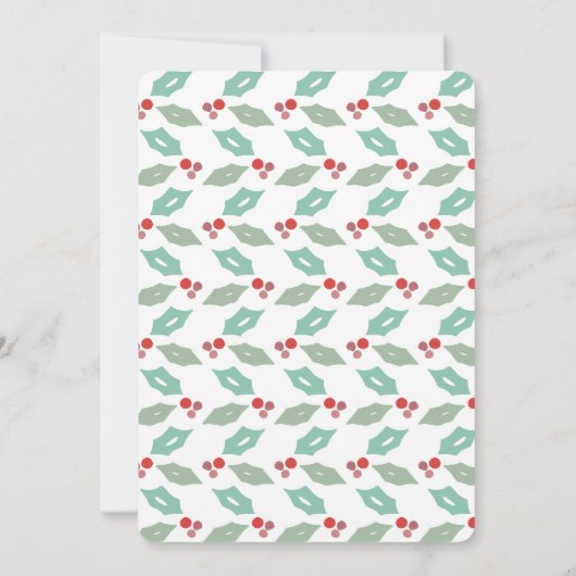 Modern Hollies Feliz Navidad Holiday (Achterkant)