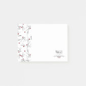 Modern Holly Berries Post-it® Notes (Voorkant)