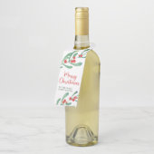 Modern Holly Company kerst Flessenhanger (Schuin)