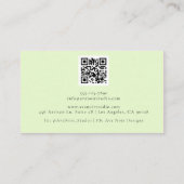 Modern Holografisch Bewerkbaar Merk Kaart Ontwerp Visitekaartje (Achterkant)