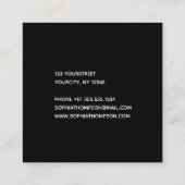 Modern holografisch Hallo script - Visitekaartje (Achterkant)