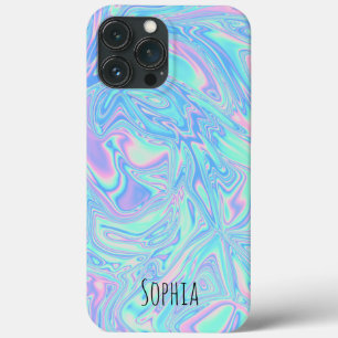 Modern Holografisch Iriserend Gepersonaliseerd Case-Mate iPhone Case