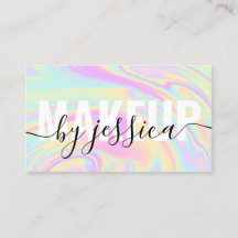 Modern holografisch legant script