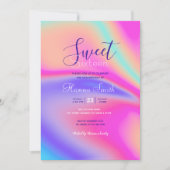 Modern holografisch ontwerp voor verloop van verlo kaart (Voorkant)