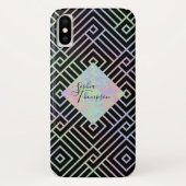 Modern holografisch symmetrisch patroon - iPhone-h Case-Mate iPhone Case (Achterkant)