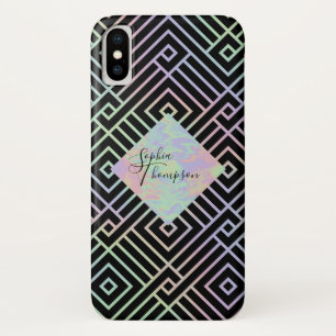 Modern holografisch symmetrisch patroon - iPhone-h Case-Mate iPhone Case