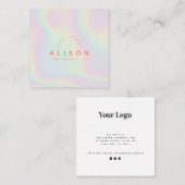 Modern holografisch Visitekaartje (Voorkant / Achterkant)