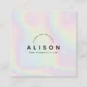 Modern holografisch Visitekaartje (Voorkant)