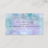 Modern Holographic Diamonds Instagram Social Media Visitekaartje (Achterkant)