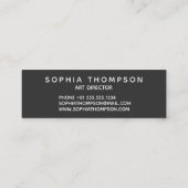 Modern Holographic Hallo 3D Letters Visitekaartje (Achterkant)