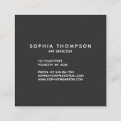 Modern Holographic Hallo 3D Letters Visitekaartje (Achterkant)