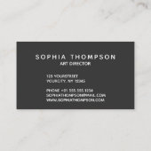 Modern Holographic Hallo 3D Letters Visitekaartje (Achterkant)