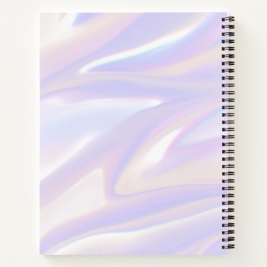 Modern Holographic Notebook Notitieboek (Achterkant)