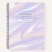 Modern Holographic Notebook Notitieboek (Voorkant)