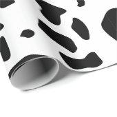 Modern Holstein Friesian Koe Animal Print Patroon Cadeaupapier (Rol Hoek)