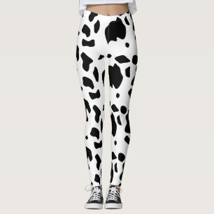Modern Holstein Friesian Koe Animal Print Patroon Leggings