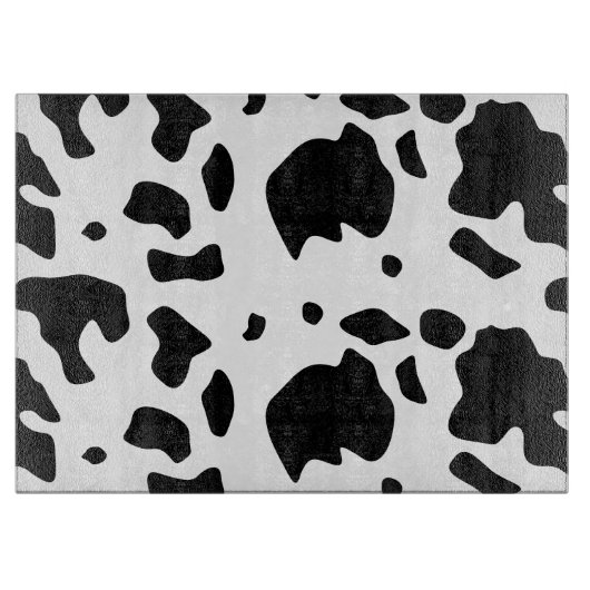 Modern Holstein Friesian Koe Animal Print Patroon Snijplank (Voorkant)