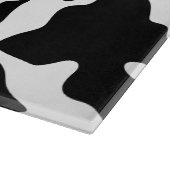 Modern Holstein Friesian Koe Animal Print Patroon Snijplank (Hoek)