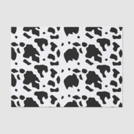 Modern Holstein Friesian Koe Animal Print Patroon Tissuepapier