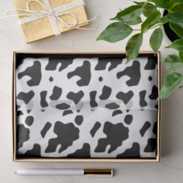 Modern Holstein Friesian Koe Animal Print Patroon Tissuepapier