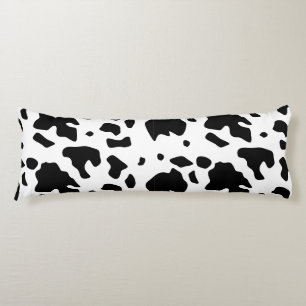 Modern Holstein-Friesian Koebelendrukpatroon Lichaamskussen