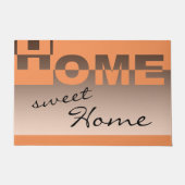 Modern HOME Banner + je rug. en ideeën Deurmat (Voorkant)
