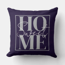 Modern Home decor marine Blauw & grijs Sweet Home