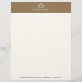 Modern Home Design | Abstract Logo Briefhoofd