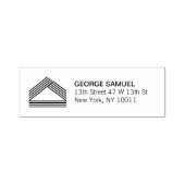Modern Home Design | Abstract Logo on  Zelfinktende Stempel (Design)