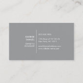 Modern Home Design Custom Abstract Logo Visitekaartje (Achterkant)