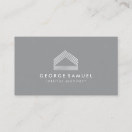 Modern Home Design Custom Abstract Logo  Visitekaartje