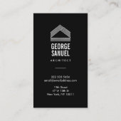 Modern Home Design Custom Abstract Logo  Visitekaartje (Achterkant)