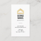 Modern Home Design Custom Abstract Logo  Visitekaartje (Achterkant)