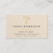 Modern Home House Painter Contractor QR Code Visitekaartje (Voorkant)