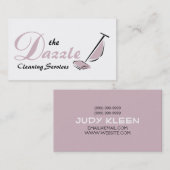 Modern Home, Kantoor Cleaning Company Visitekaartje (Voorkant / Achterkant)